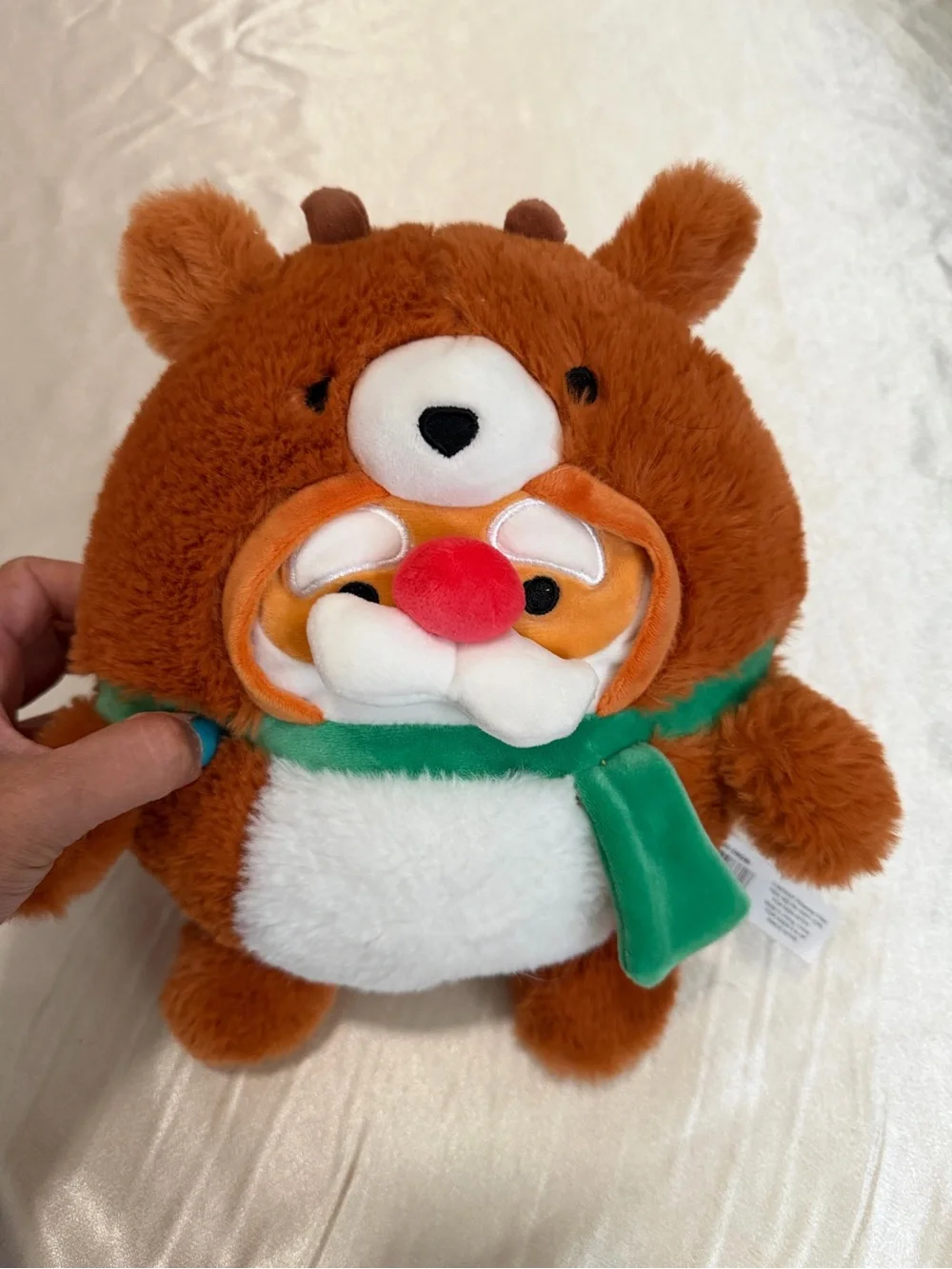 The Original Squishy-Ishies Christmas Reindeer Costume Plush NWT
